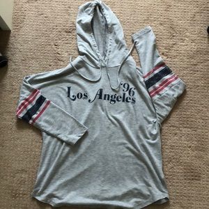 Vintage Los Angeles gray hoodie